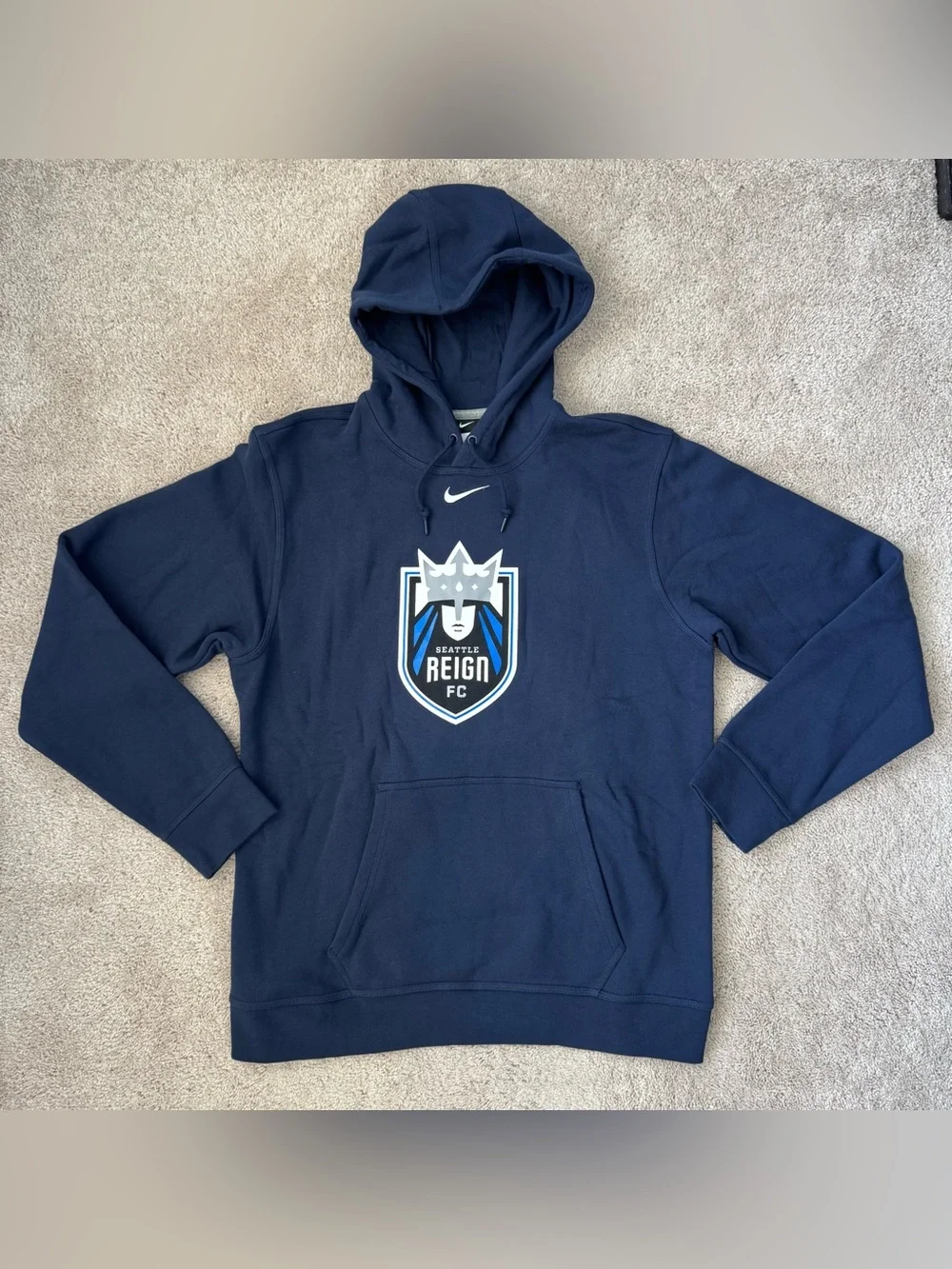Nike Center Swoosh Seattle Reign FC Hoodie Men Size Large NEW